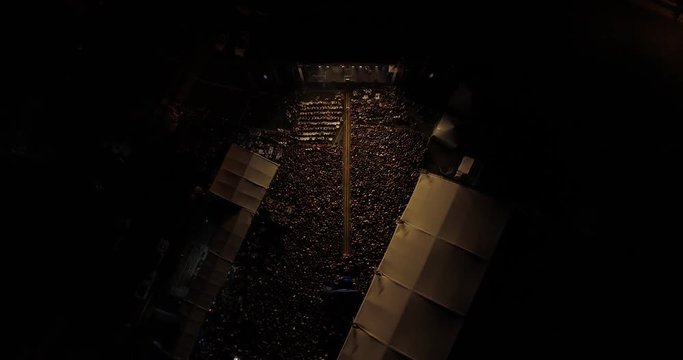 Music Festival Aerial Drone Footage