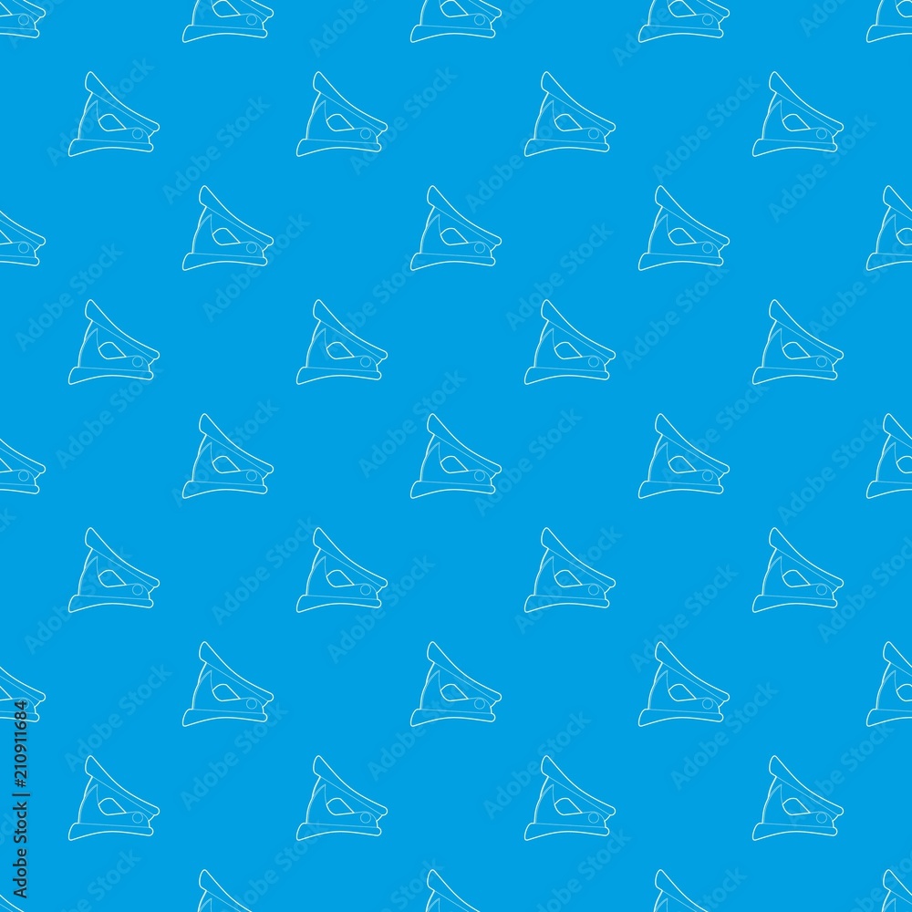 Poster anti-stapler pattern vector seamless blue repeat for any use