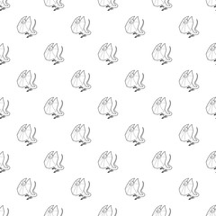 Frill necked lizard icon. Outline illustration of frill necked lizard vector icon for web