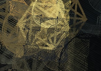 Abstract painting on canvas. Hand made art. Colorful texture. Modern artwork. Strokes of fat paint. Brushstrokes. Contemporary art. Artistic background image.