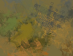 Abstract painting on canvas. Hand made art. Colorful texture. Modern artwork. Strokes of fat paint. Brushstrokes. Contemporary art. Artistic background image.