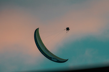 Spiraling Paraglider