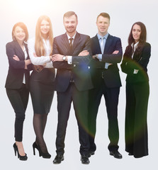 Obraz premium group portrait of successful business team