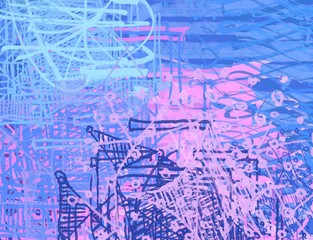 Abstract painting on canvas. Hand made art. Colorful texture. Modern artwork. Strokes of fat paint. Brushstrokes. Contemporary art. Artistic background image.