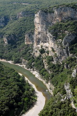 Gorges de l'Ard&egrave;che et falaises, Ard&egrave;che, France