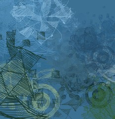 Abstract painting on canvas. Hand made art. Colorful texture. Modern artwork. Strokes of fat paint. Brushstrokes. Contemporary art. Artistic background image.