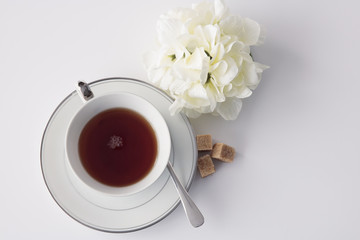 Hot black tea
