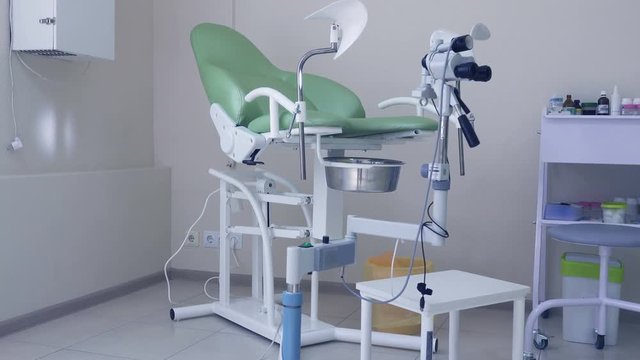 Gynecologist's office interior