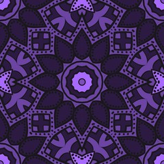 Decorative wallpaper for interior design. Modern geometric ornament. Seamless vector illustration