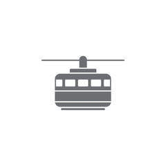 Cable car icon. Simple element illustration. Cable car symbol design from Transport collection set. Can be used for web and mobile