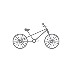 A bike icon. Simple element illustration. A bike symbol design from Transport collection set. Can be used for web and mobile