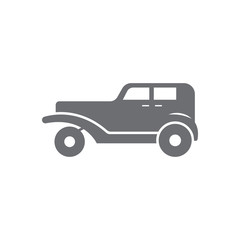 Fototapeta na wymiar Classic car icon. Simple element illustration. Classic car symbol design from Transport collection set. Can be used for web and mobile