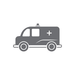 Ambulance icon. Simple element illustration. Ambulance symbol design from Transport collection set. Can be used for web and mobile