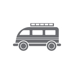 Minivan icon. Simple element illustration. Minivan symbol design from Transport collection set. Can be used for web and mobile