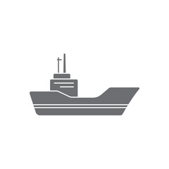 Ship icon. Simple element illustration. Ship symbol design from Transport collection set. Can be used for web and mobile