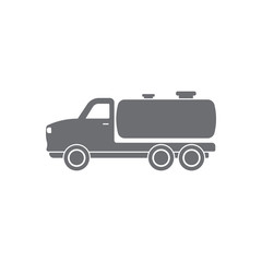 Truck with a tank icon. Simple element illustration. Truck with a tank symbol design from Transport collection set. Can be used for web and mobile