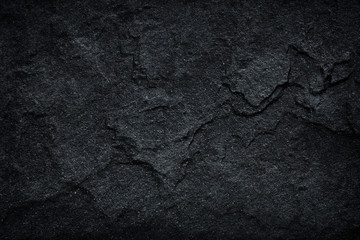 Dark grey black slate background or texture.
