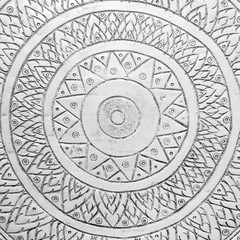 Engraved metal oriental texture/pattern background