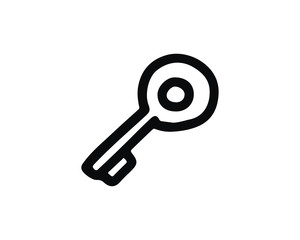 key icon design illustration,hand drawn style design, designed for web and app