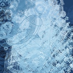 Abstract painting on canvas. Hand made art. Colorful texture. Modern artwork. Strokes of fat paint. Brushstrokes. Contemporary art. Artistic background image.