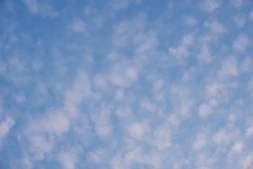 beautiful color of sunset with clouds