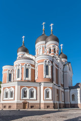 Tallinn in Estonia, the orthodox Alexandre Nevsky cathedral