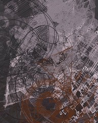 Abstract painting on canvas. Hand made art. Colorful texture. Modern artwork. Strokes of fat paint. Brushstrokes. Contemporary art. Artistic background image.