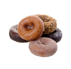 donuts. delicious and sweet donuts on background