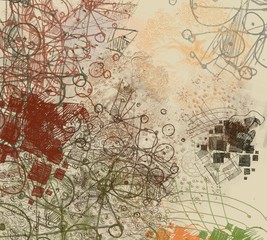 Fototapeta premium Abstract painting on canvas. Hand made art. Colorful texture. Modern artwork. Strokes of fat paint. Brushstrokes. Contemporary art. Artistic background image.