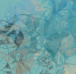 Abstract painting on canvas. Hand made art. Colorful texture. Modern artwork. Strokes of fat paint. Brushstrokes. Contemporary art. Artistic background image.