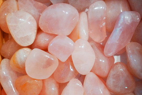 rose quartz mineral background