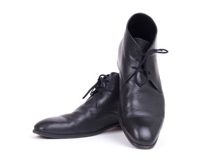Expensive formal shoes, isolated