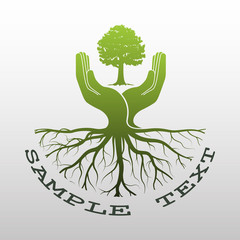 green tree logo