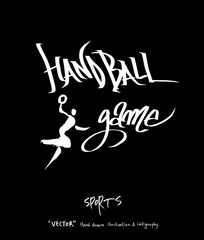 스포츠 포스터 / 손으로 그린 스포츠 그림