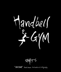 스포츠 포스터 / 손으로 그린 스포츠 그림