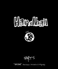 스포츠 포스터 / 손으로 그린 스포츠 그림