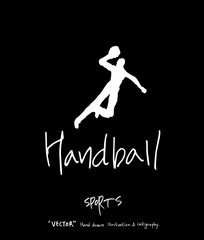 스포츠 포스터 / 손으로 그린 스포츠 그림