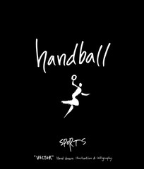 스포츠 포스터 / 손으로 그린 스포츠 그림