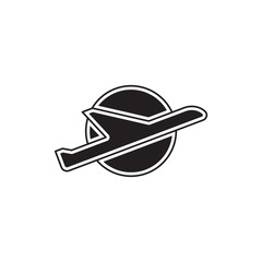 Airlines line logo template