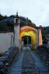 Fototapeta na wymiar Badalucco, Liguria Imperia, ponticello