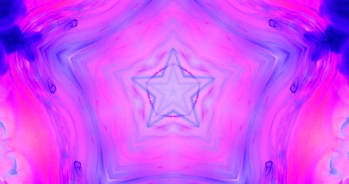 Neon vivid kaleidoscope pattern background