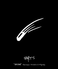 스포츠 포스터 / 손으로 그린 스포츠 그림