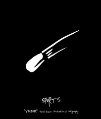 스포츠 포스터 / 손으로 그린 스포츠 그림