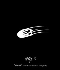 스포츠 포스터 / 손으로 그린 스포츠 그림