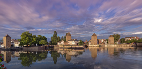 Strassburg Elsass Barrage Vauban Panorama Frankreich