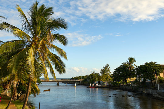 View on Rivière d'abord, Saint-Pierre, Reunion Island
