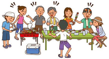 BBQ　会社メンバー