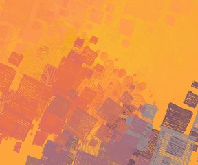 Obraz premium Abstract painting on canvas. Hand made art. Colorful texture. Modern artwork. Strokes of fat paint. Brushstrokes. Contemporary art. Artistic background image.