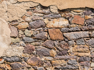 Alte Natursteinwand,Hintergrund