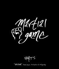 스포츠 포스터 / 손으로 그린 스포츠 그림